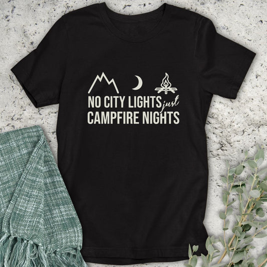 Stepping Green T-Shirt Campfire Nights T-Shirt