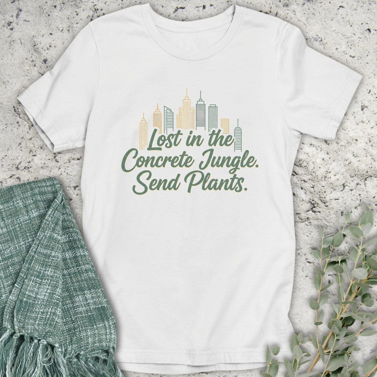 Stepping Green T-Shirt Concrete Jungle T-Shirt