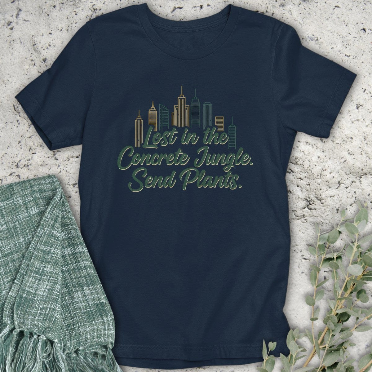 Stepping Green T-Shirt Concrete Jungle T-Shirt