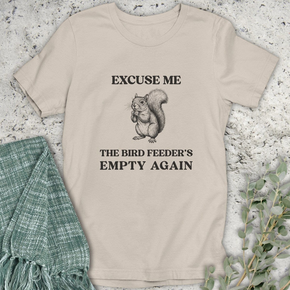 Stepping Green T-Shirt Empty Bird Feeder T-Shirt