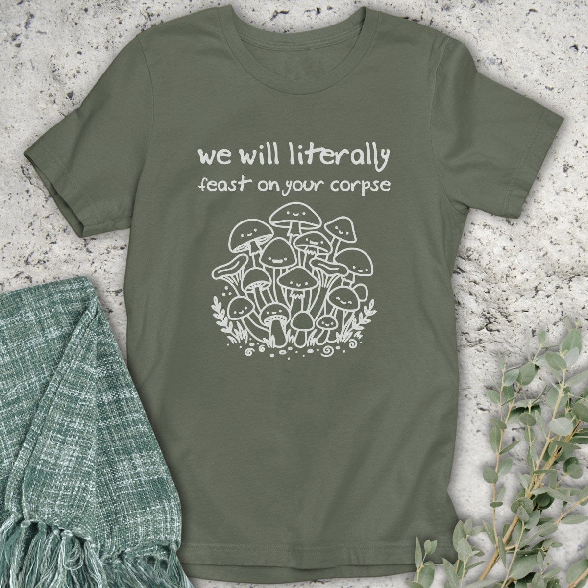 Stepping Green T-Shirt Feast On Your Corpse T-Shirt