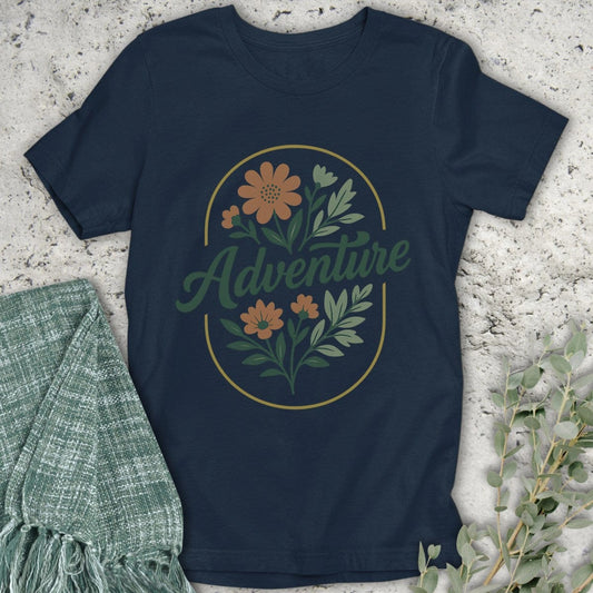 Stepping Green T-Shirt Floral Adventure T-Shirt