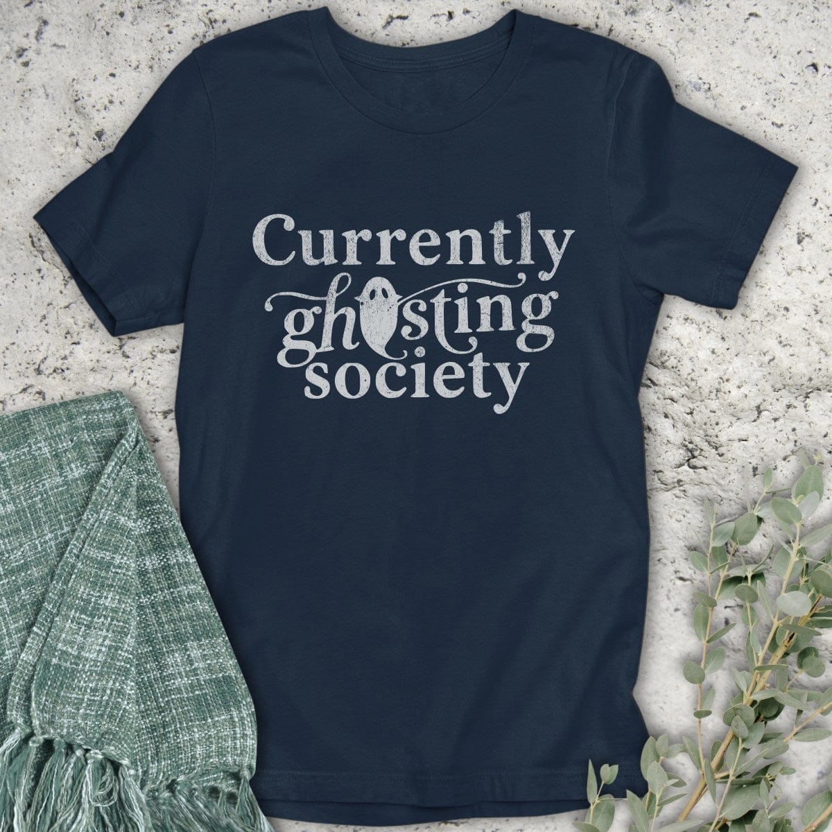 Stepping Green T-Shirt Ghosting Society Ghost T-Shirt