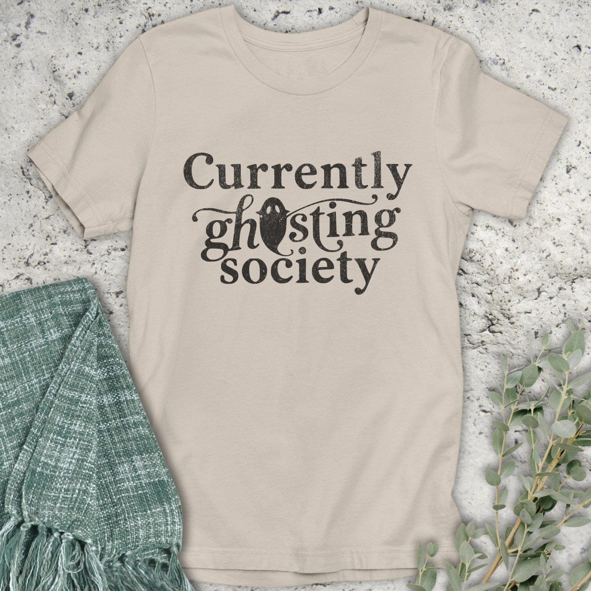 Stepping Green T-Shirt Ghosting Society Ghost T-Shirt