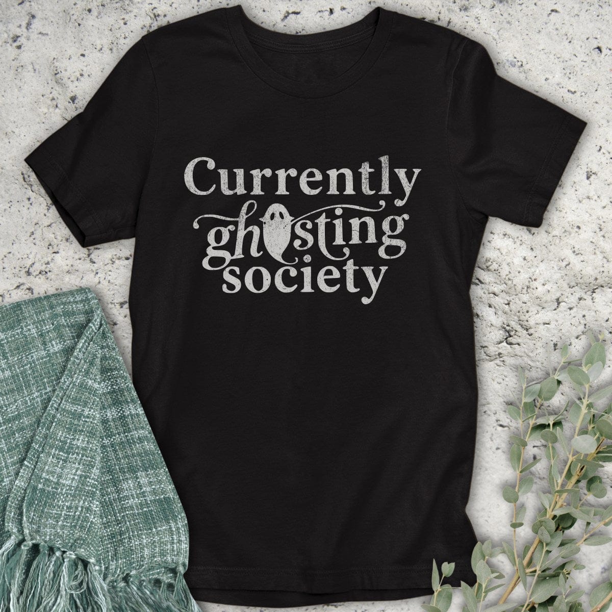 Stepping Green T-Shirt Ghosting Society Ghost T-Shirt