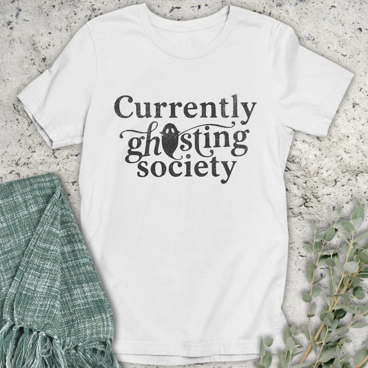 Stepping Green T-Shirt Ghosting Society Ghost T-Shirt