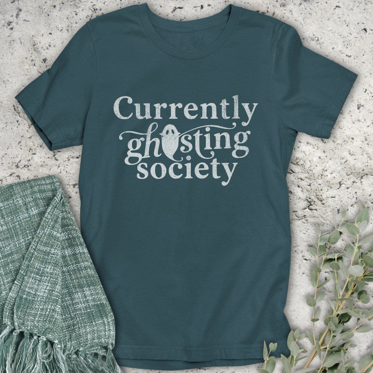 Stepping Green T-Shirt Ghosting Society Ghost T-Shirt