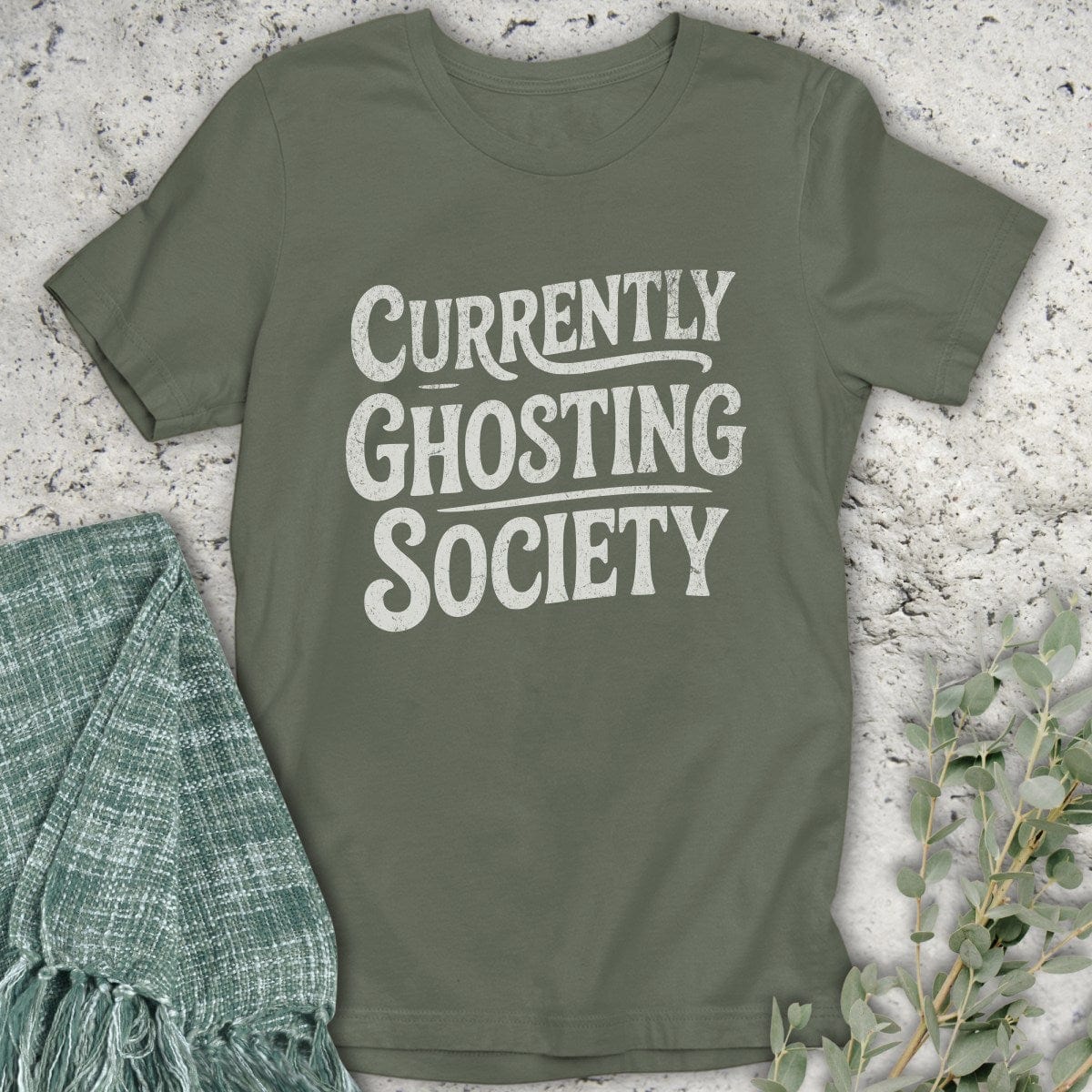 Stepping Green T-Shirt Ghosting Society T-Shirt