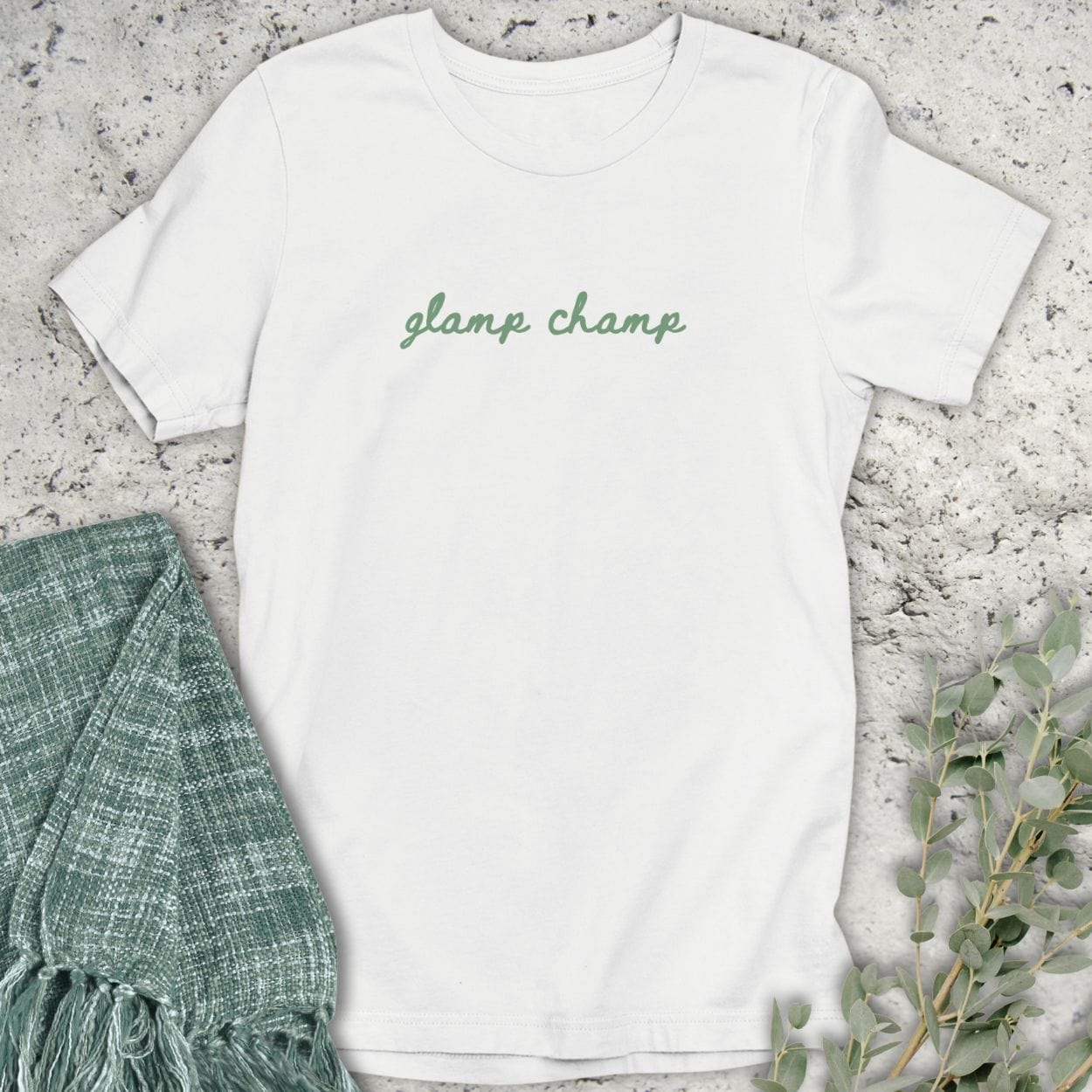 Stepping Green T-Shirt Glamp Champ T-Shirt
