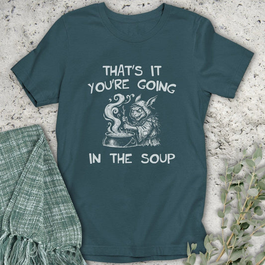 Stepping Green T-Shirt Going In The Soup Rabbit T-Shirt