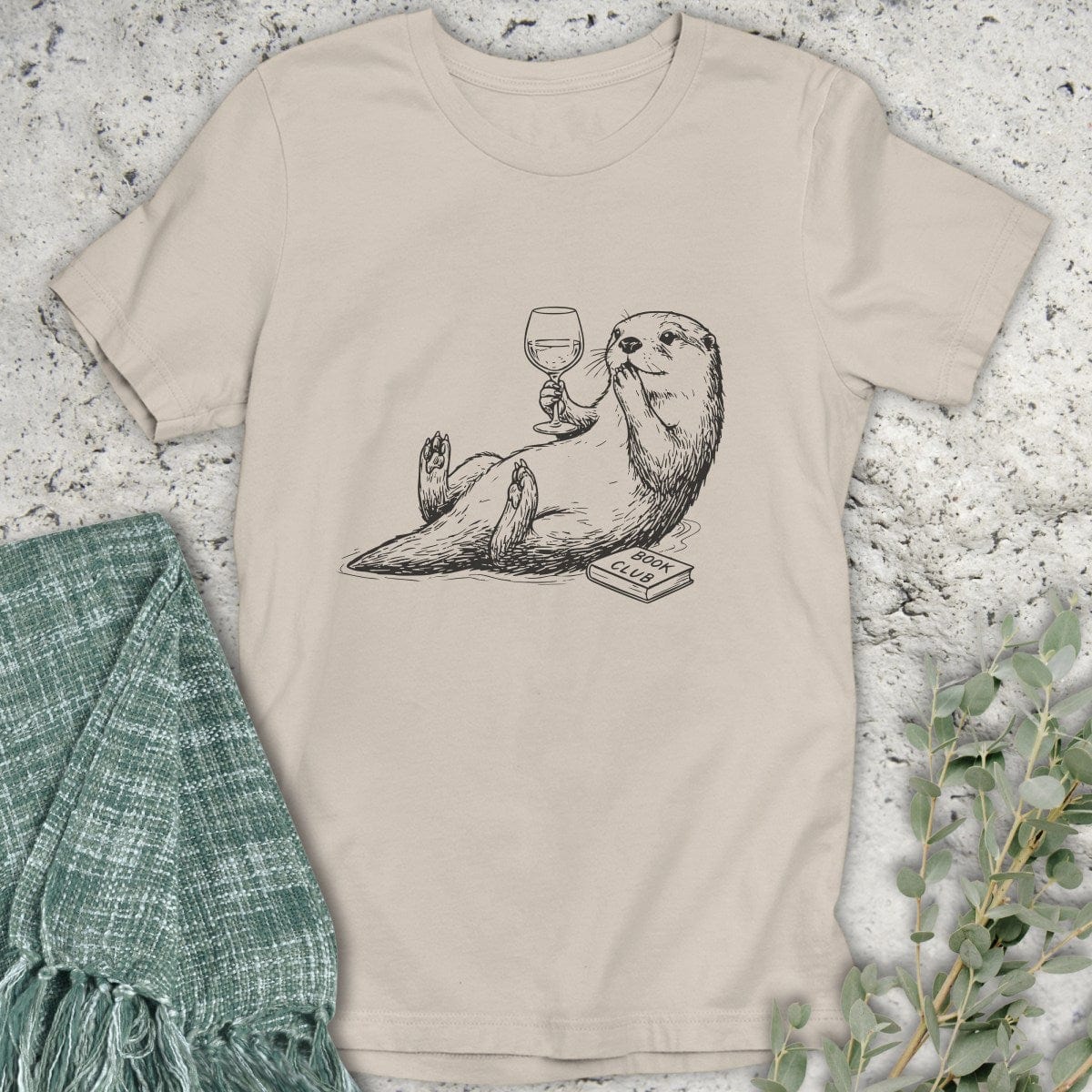 Stepping Green T-Shirt Gossiping Otter T-Shirt