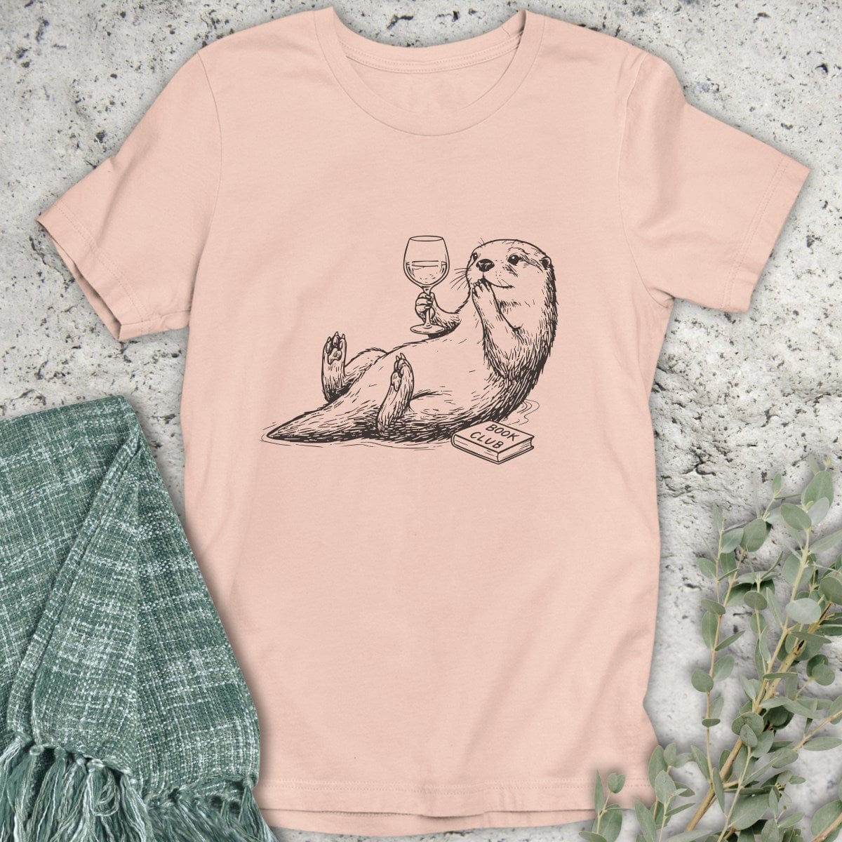 Stepping Green T-Shirt Gossiping Otter T-Shirt