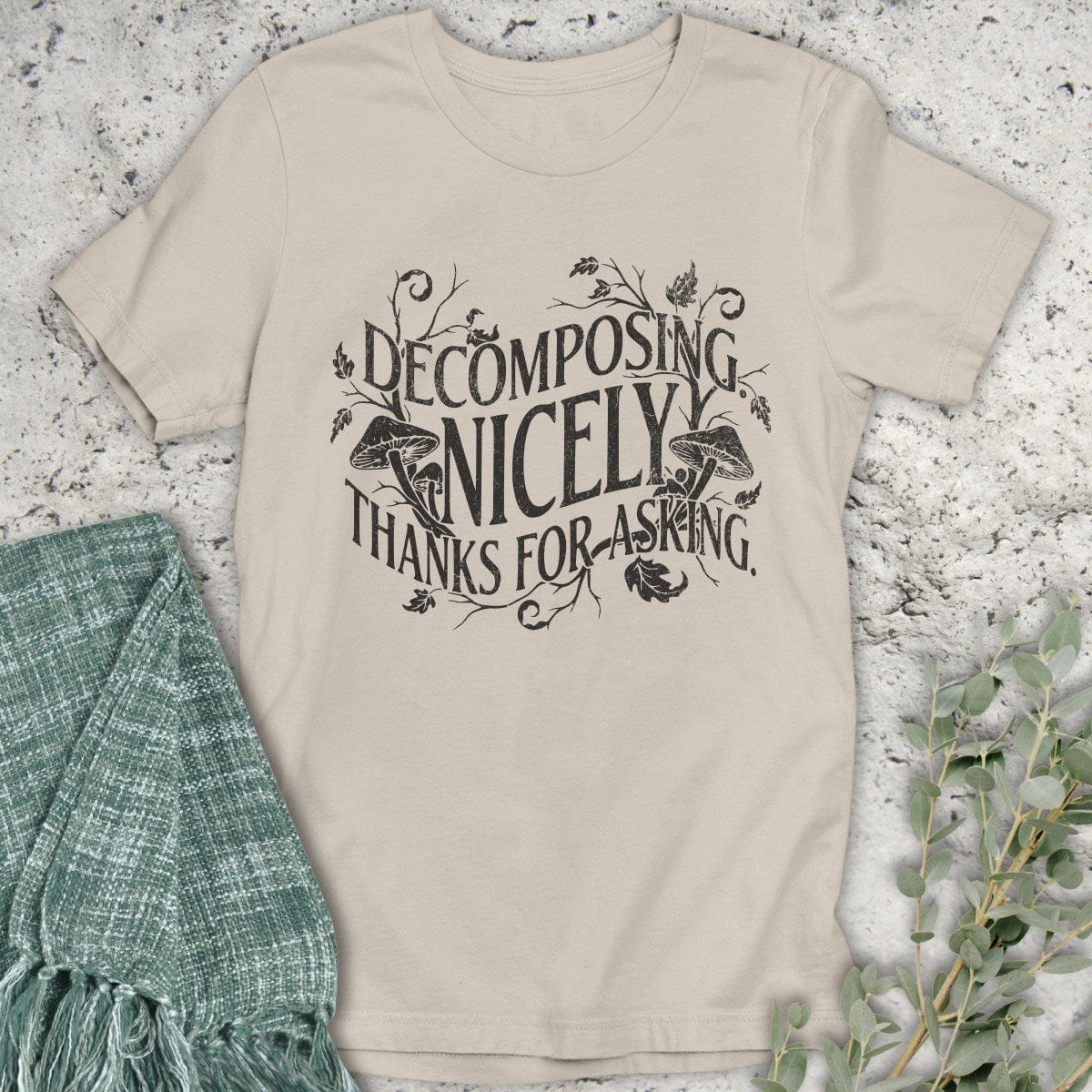 Stepping Green T-Shirt Goth Decomposing T-Shirt