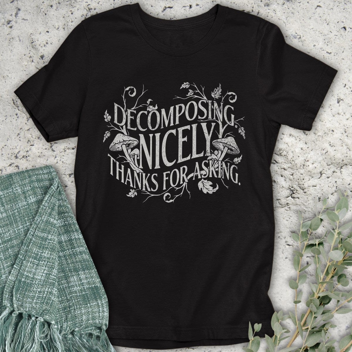 Stepping Green T-Shirt Goth Decomposing T-Shirt