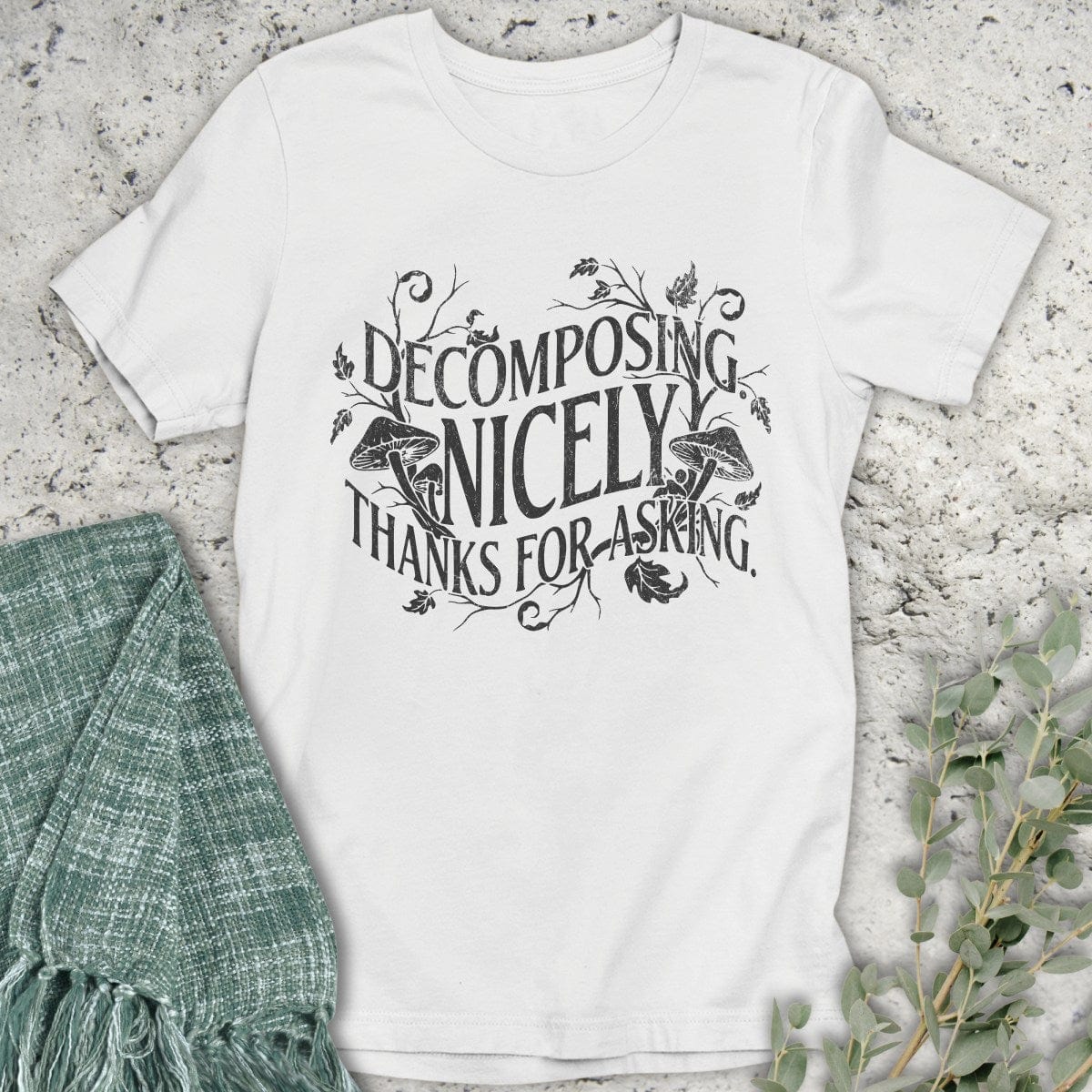 Stepping Green T-Shirt Goth Decomposing T-Shirt