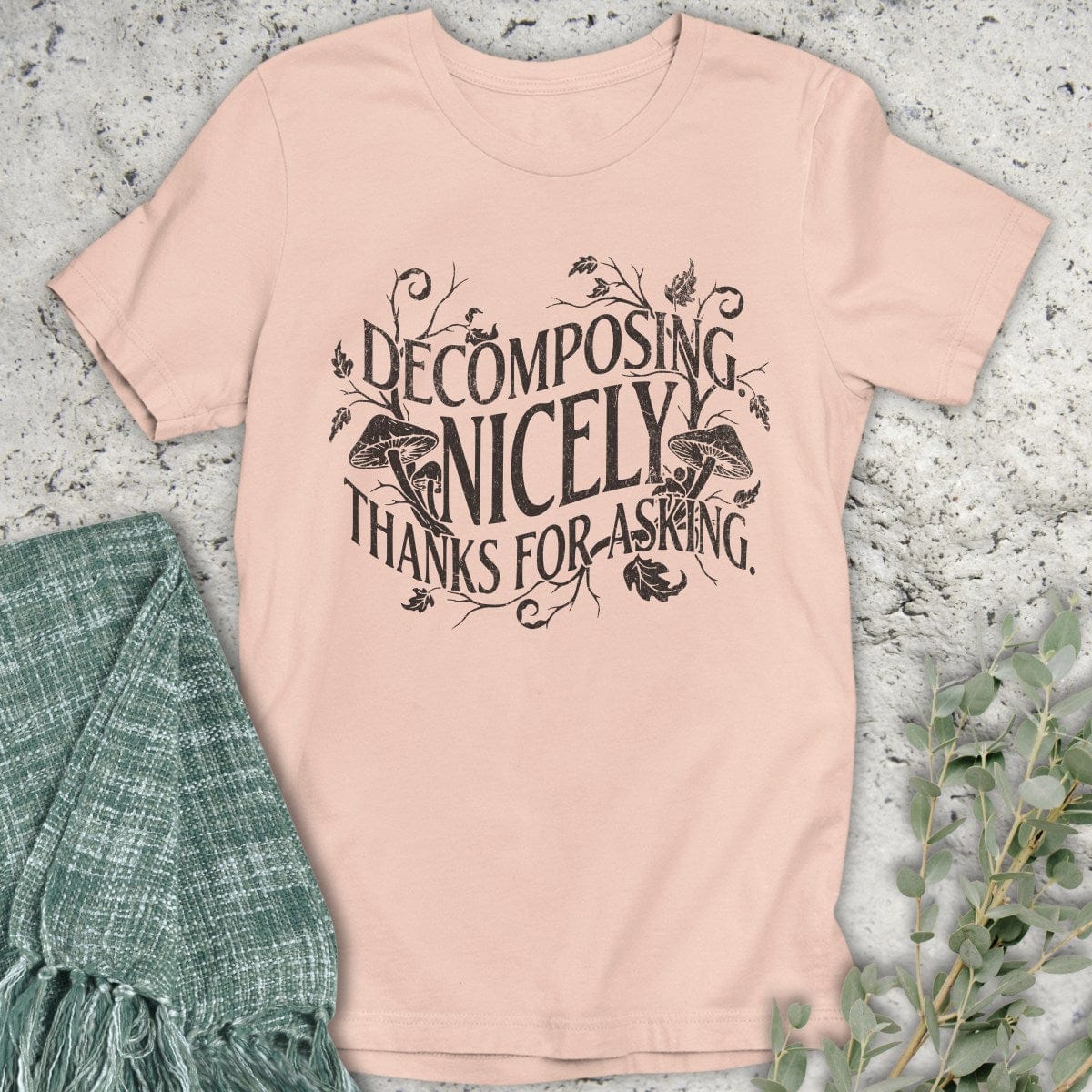 Stepping Green T-Shirt Goth Decomposing T-Shirt