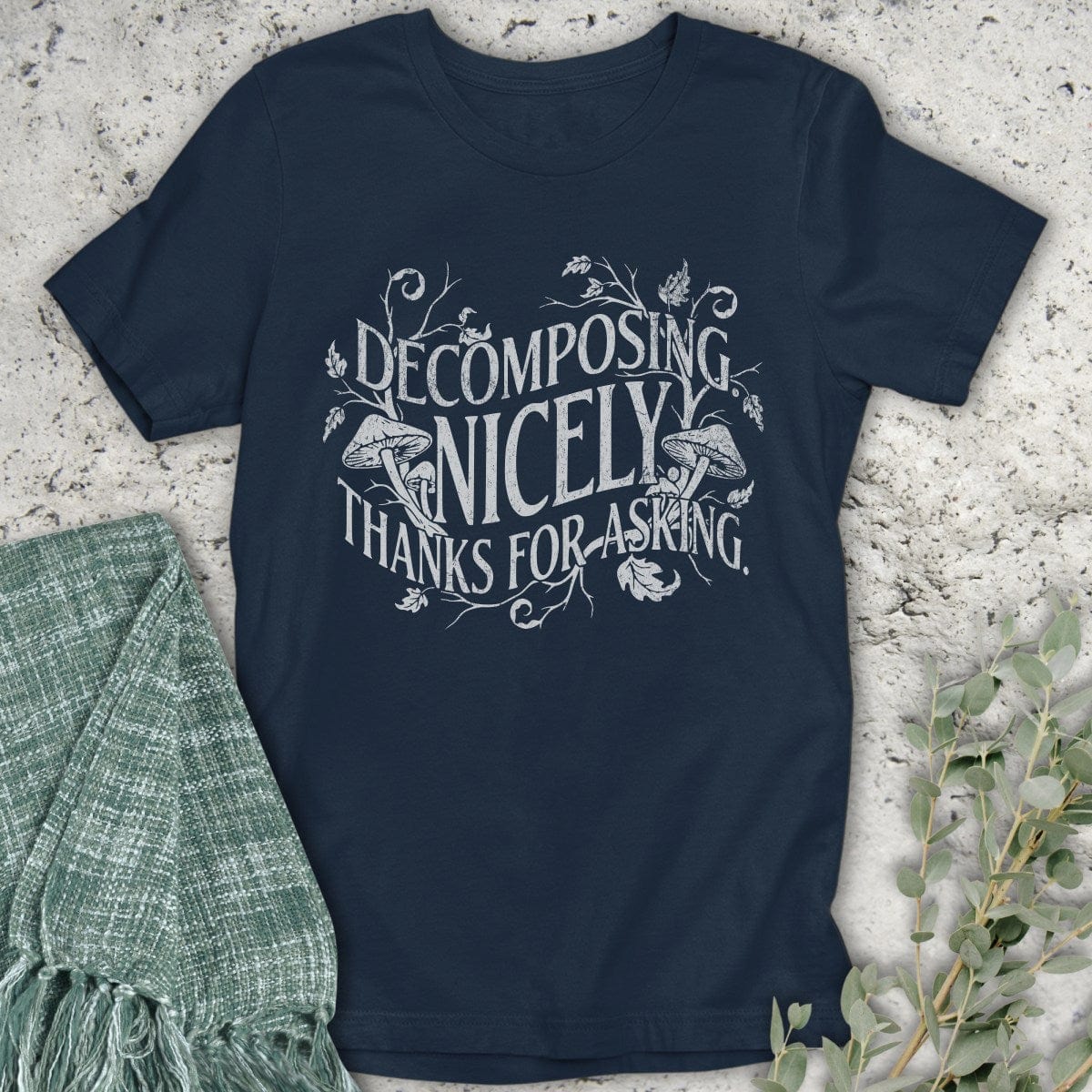 Stepping Green T-Shirt Goth Decomposing T-Shirt