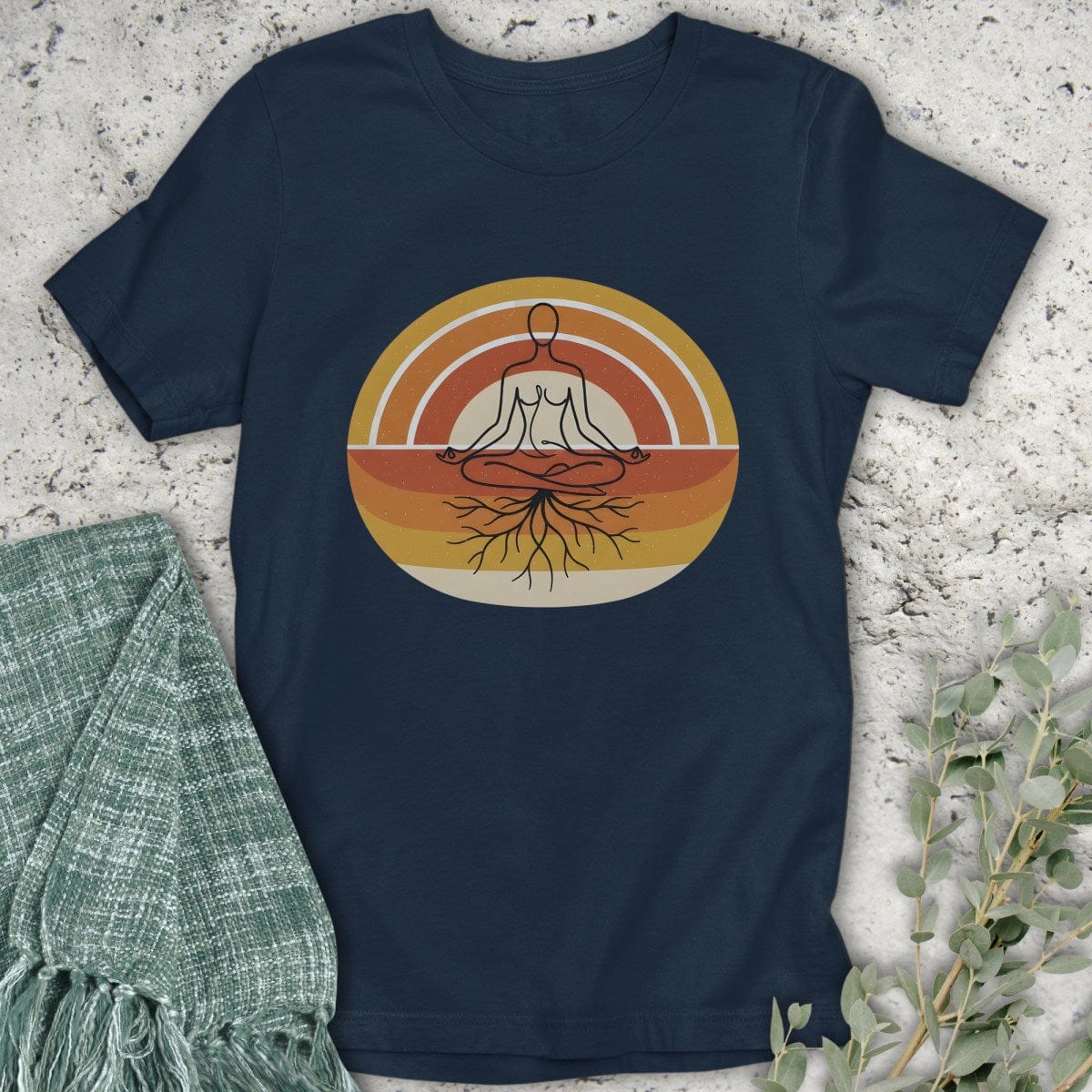 Stepping Green T-Shirt Grounded Sunset T-Shirt