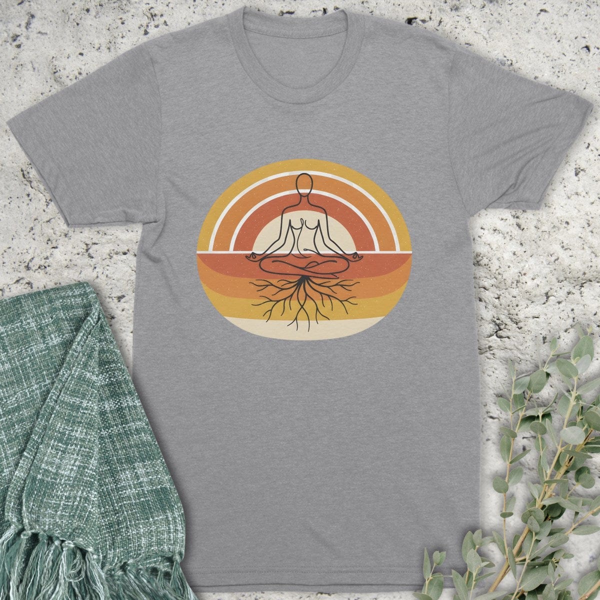 Stepping Green T-Shirt Grounded Sunset T-Shirt