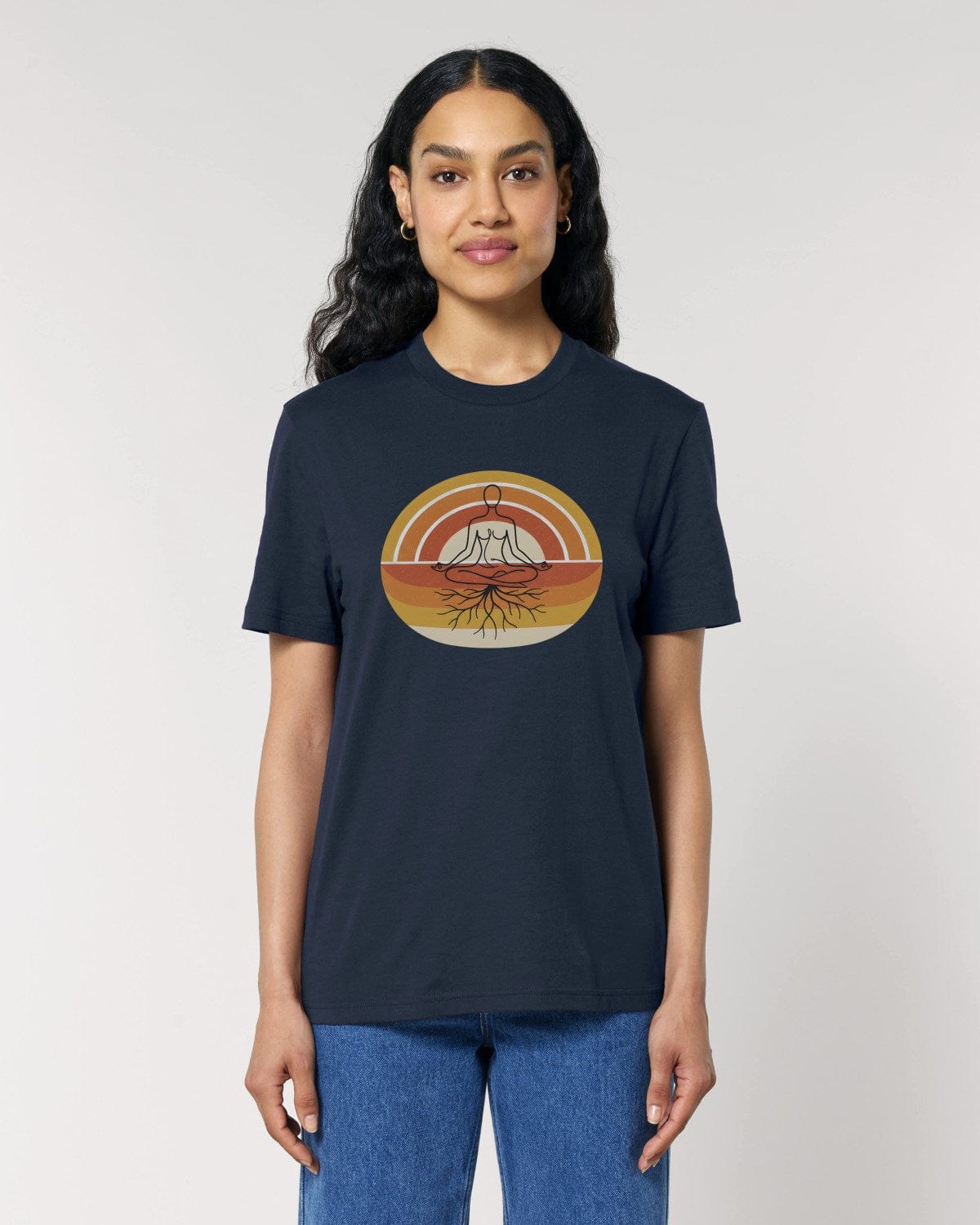 Stepping Green T-Shirt Grounded Sunset T-Shirt