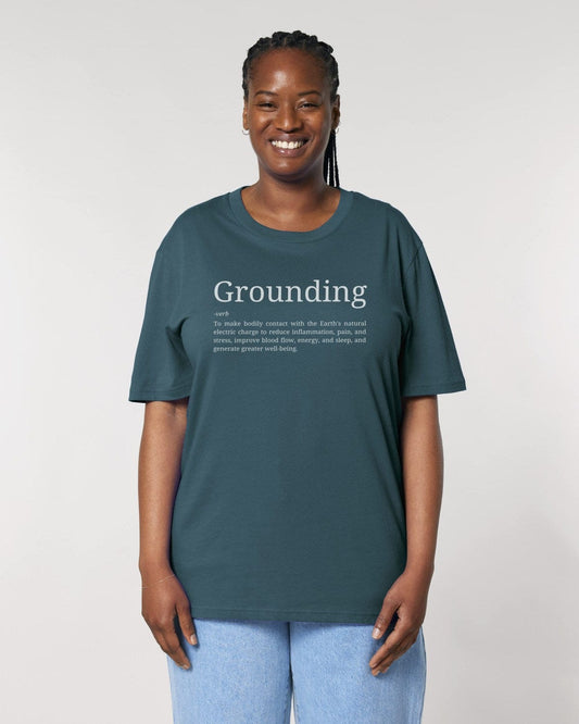 Stepping Green T-Shirt Grounding Definition Organic T-Shirt