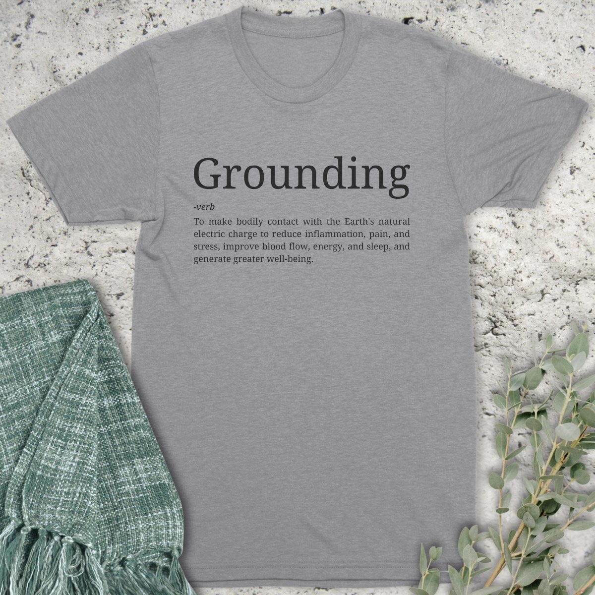 Stepping Green T-Shirt Grounding Definition T-Shirt