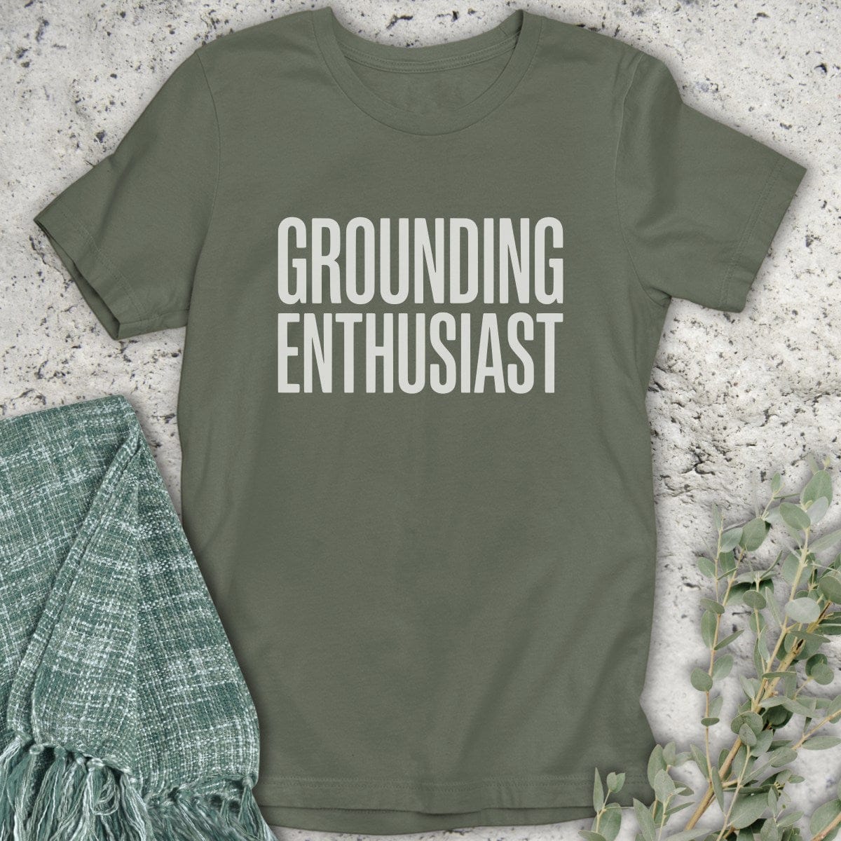 Stepping Green T-Shirt Grounding Enthusiast T-Shirt