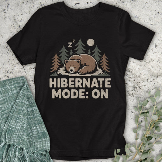 Stepping Green T-Shirt Hibernate Bear T-Shirt