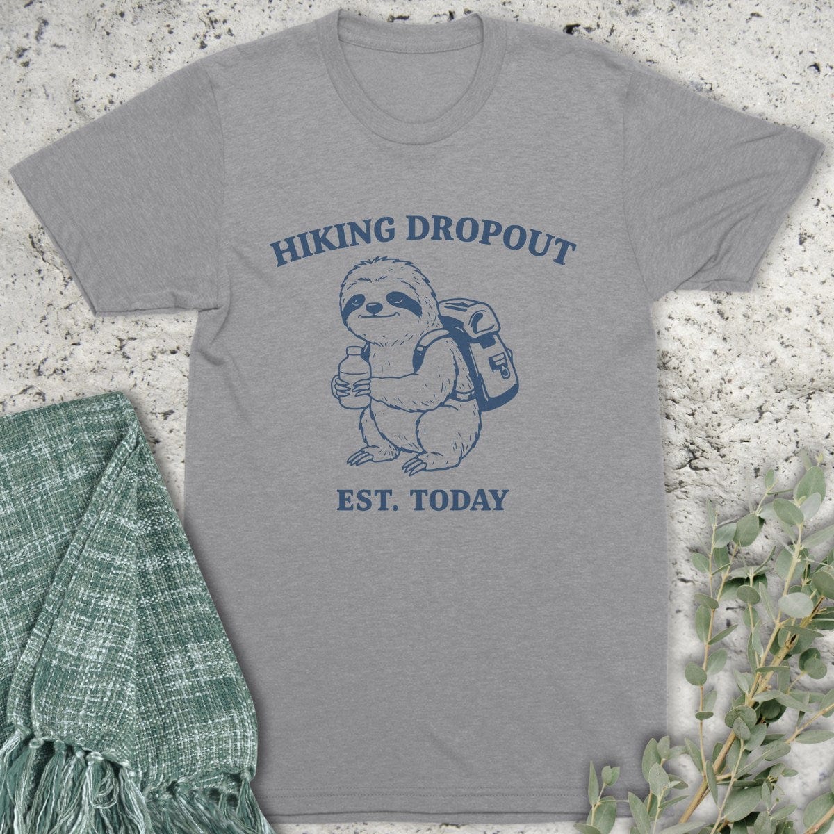 Stepping Green T-Shirt Hiking Dropout T-Shirt