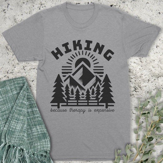 Stepping Green T-Shirt Hiking Therapy T-Shirt