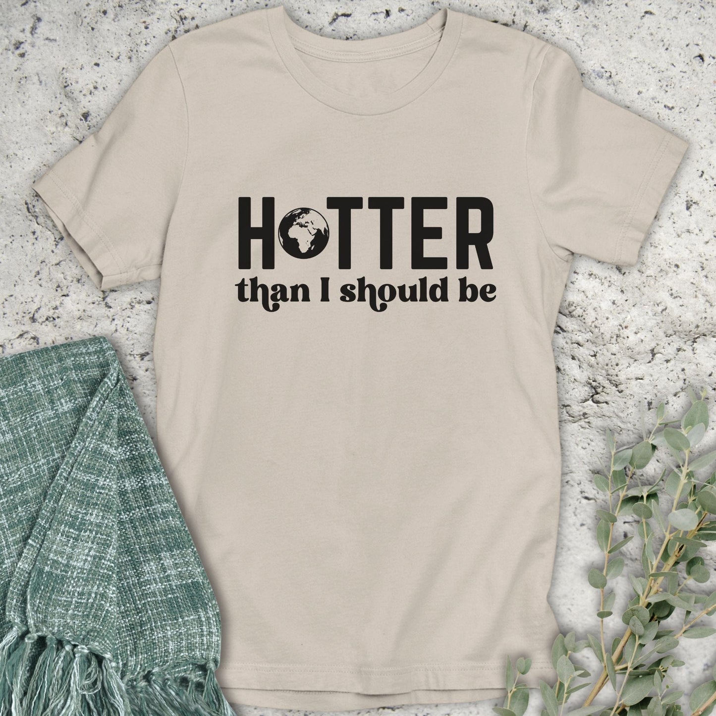 Stepping Green T-Shirt Hotter Organic T-Shirt