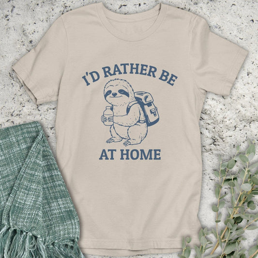 Stepping Green T-Shirt I'd Rather Be At Home T-Shirt