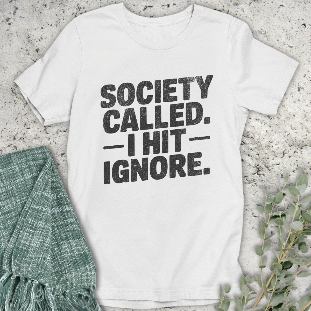 Stepping Green T-Shirt Ignore Society T-Shirt