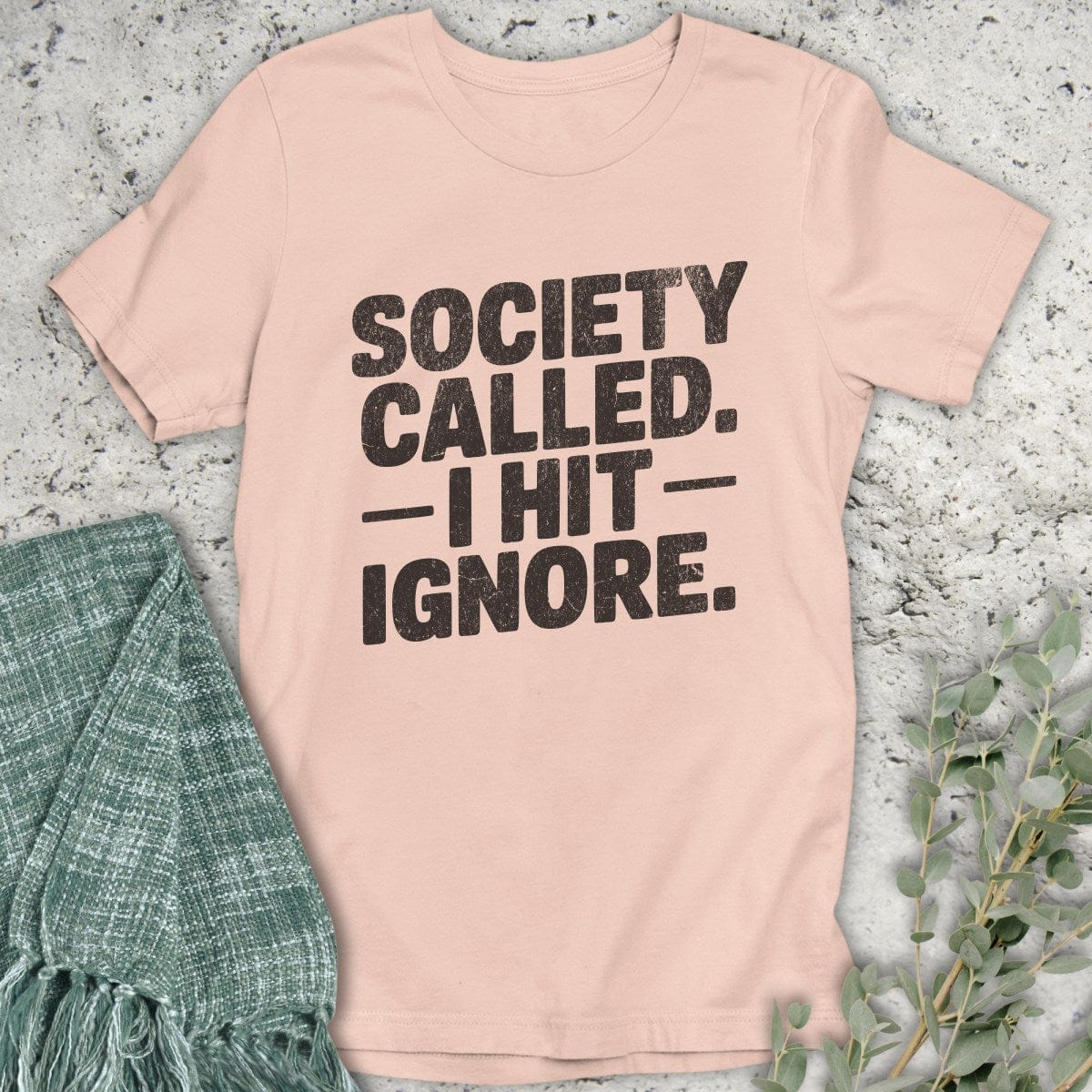 Stepping Green T-Shirt Ignore Society T-Shirt