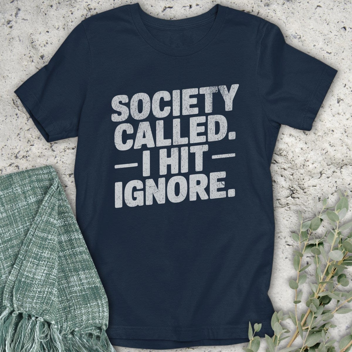 Stepping Green T-Shirt Ignore Society T-Shirt
