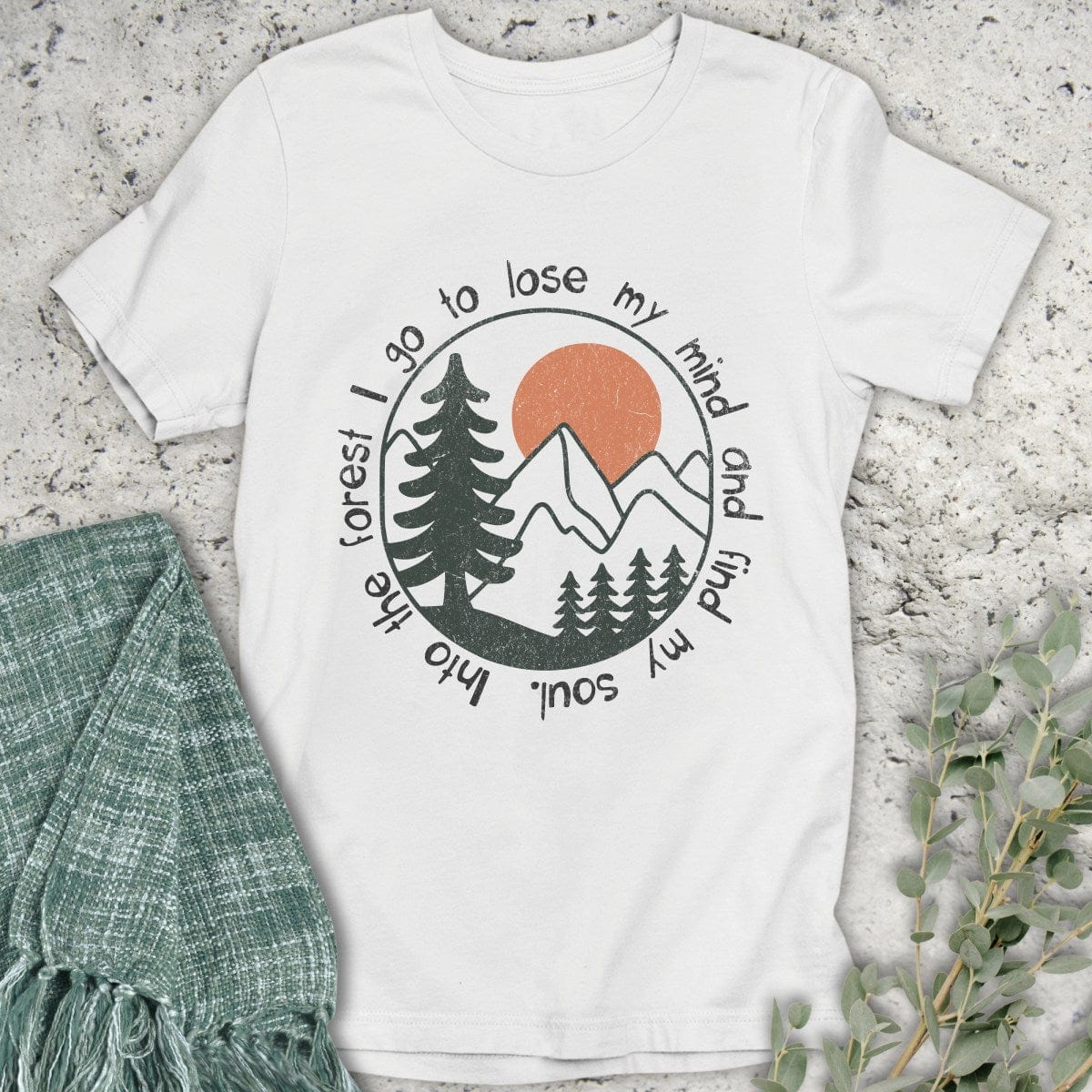 Stepping Green T-Shirt Into The Forest T-Shirt