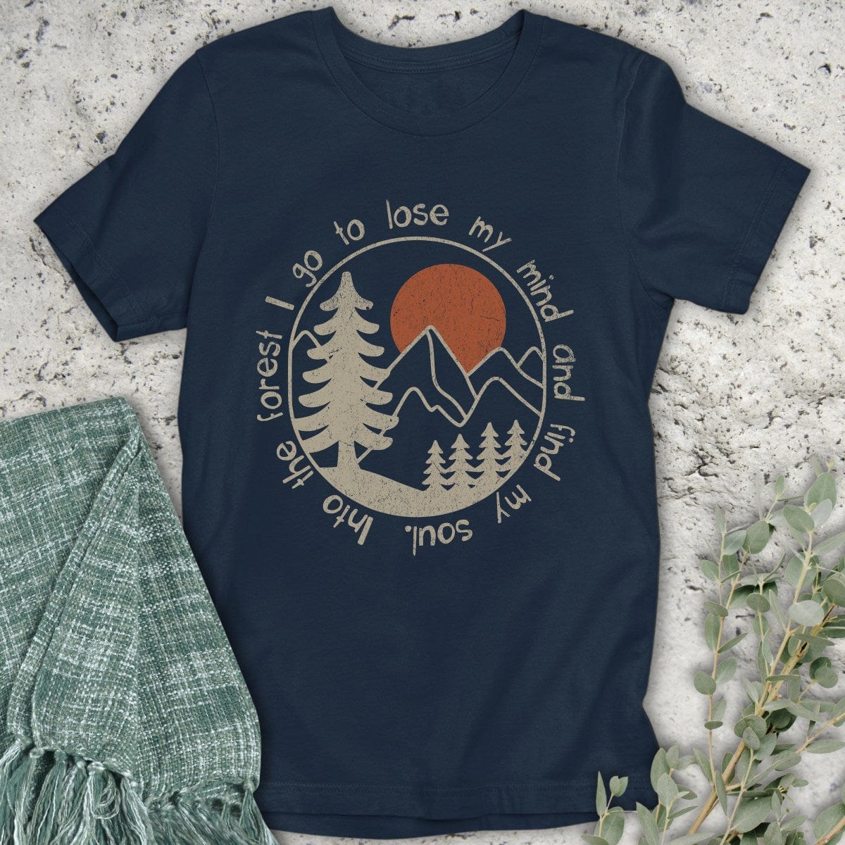 Stepping Green T-Shirt Into The Forest T-Shirt
