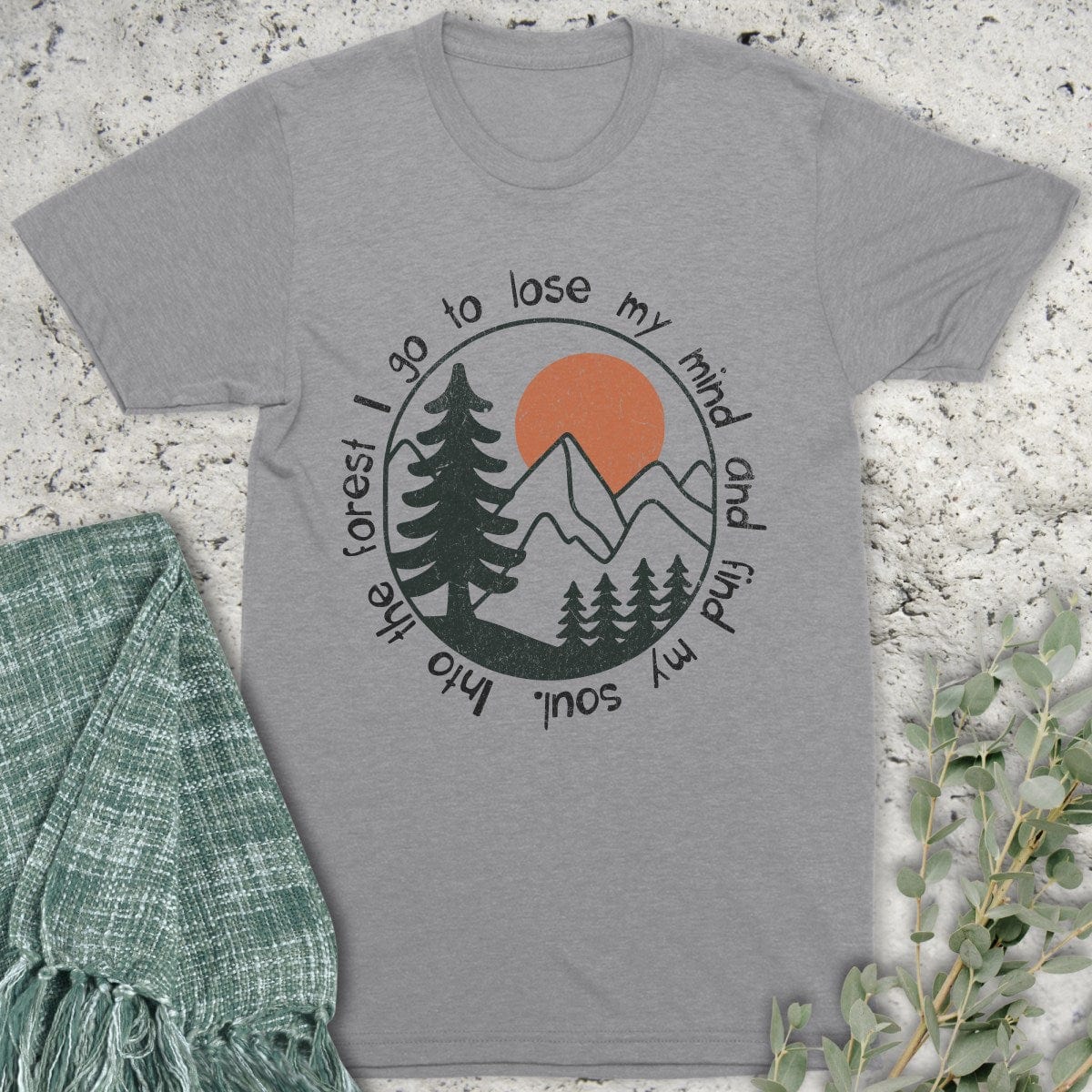 Stepping Green T-Shirt Into The Forest T-Shirt