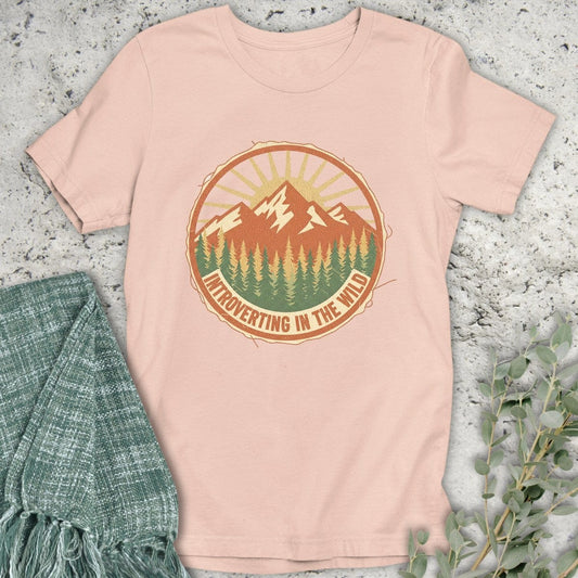 Stepping Green T-Shirt Introverting In The Wild T-Shirt