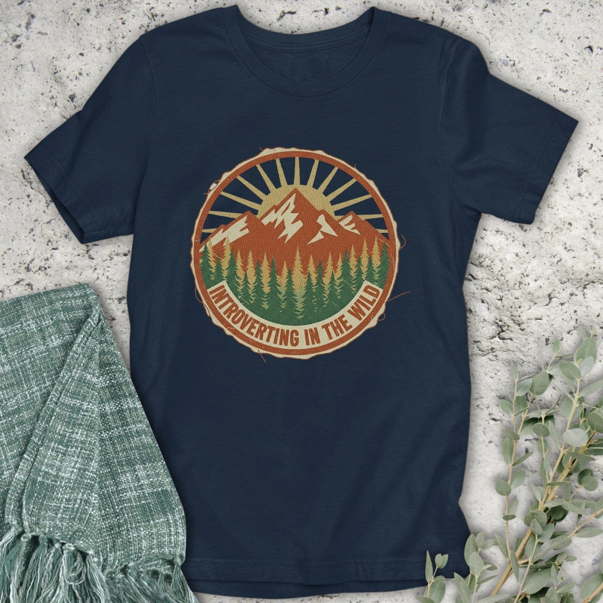 Stepping Green T-Shirt Introverting In The Wild T-Shirt