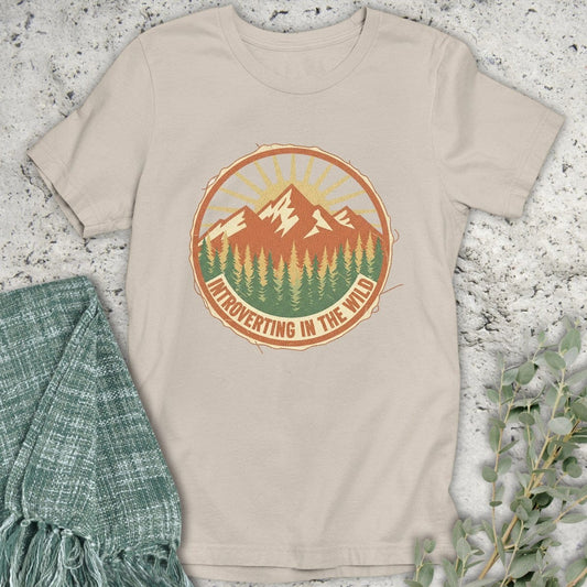 Stepping Green T-Shirt Introverting In The Wild T-Shirt