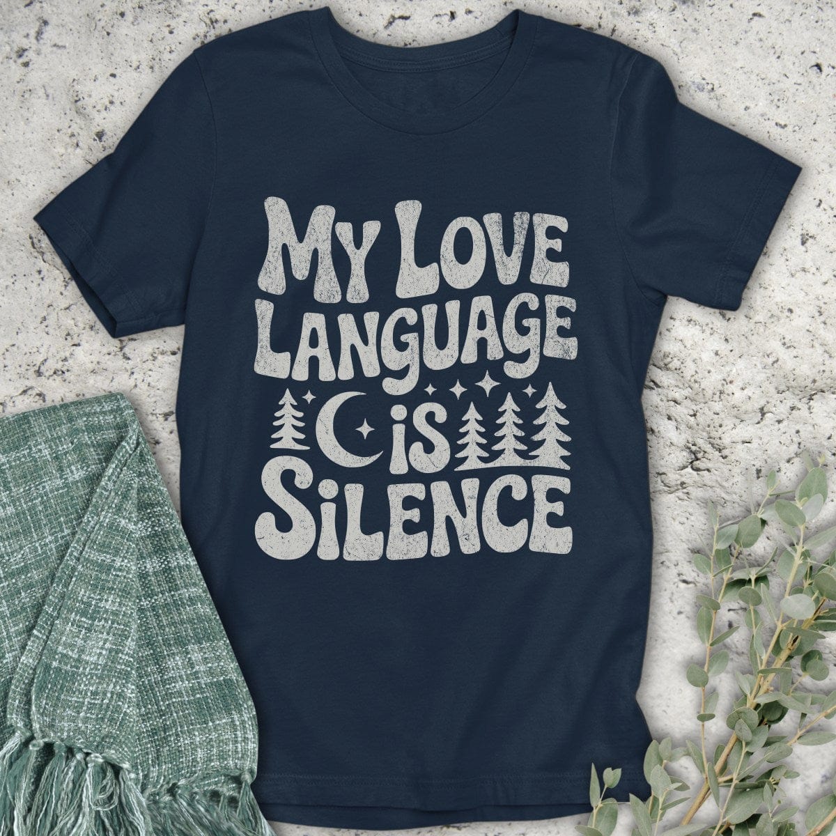 Stepping Green T-Shirt Language Is Silence T-Shirt