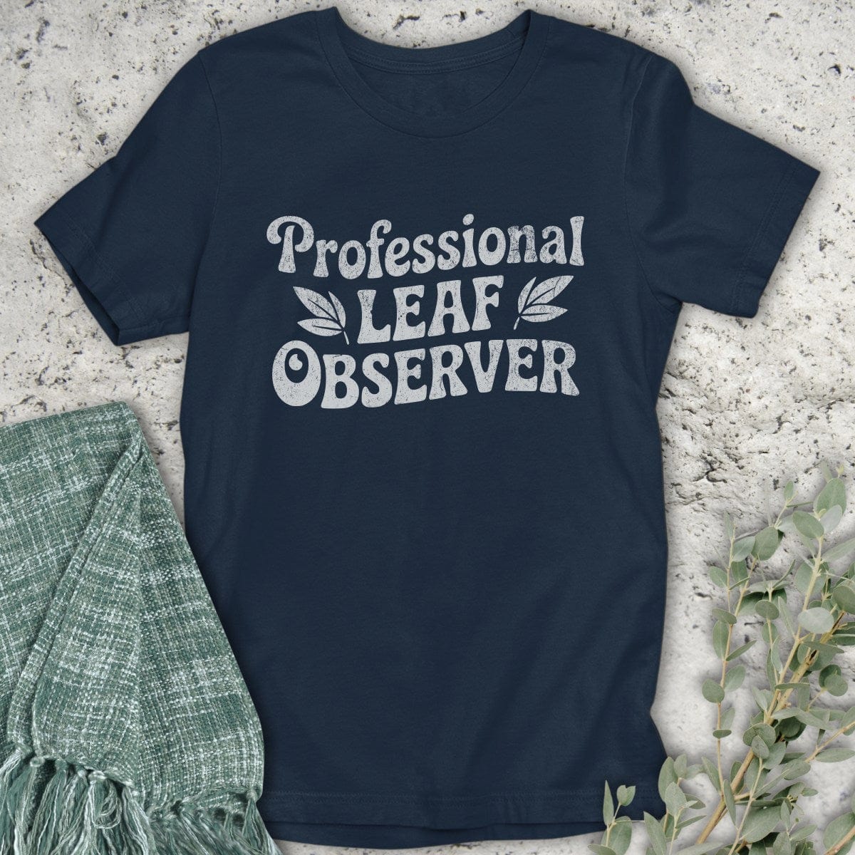 Stepping Green T-Shirt Leaf Observer T-Shirt