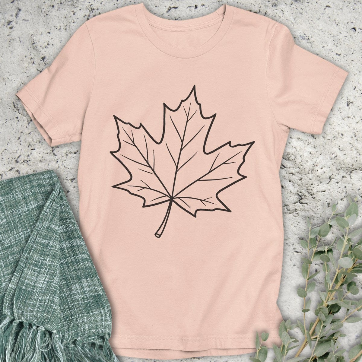 Stepping Green T-Shirt Maple Leaf T-Shirt