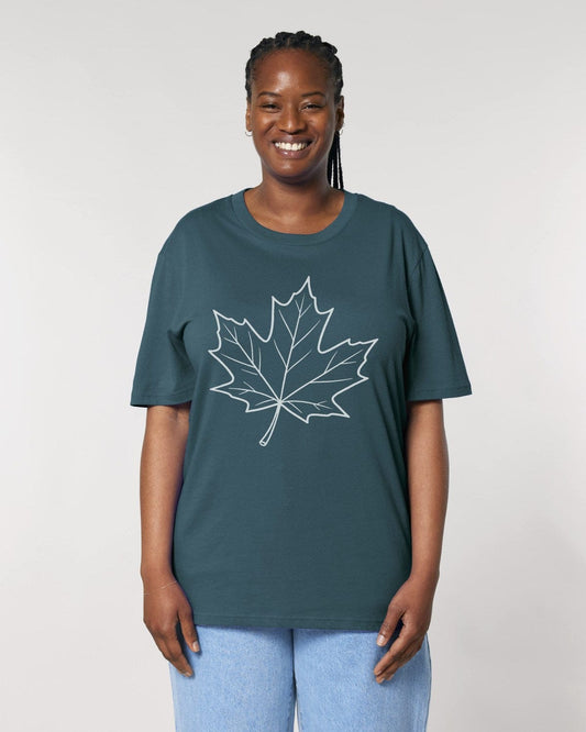 Stepping Green T-Shirt Maple Leaf T-Shirt