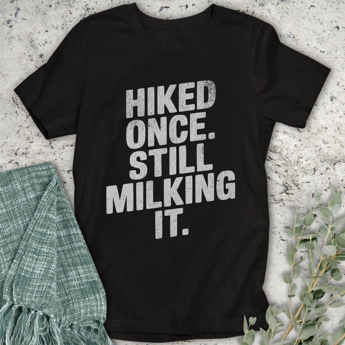 Stepping Green T-Shirt Milking It T-Shirt