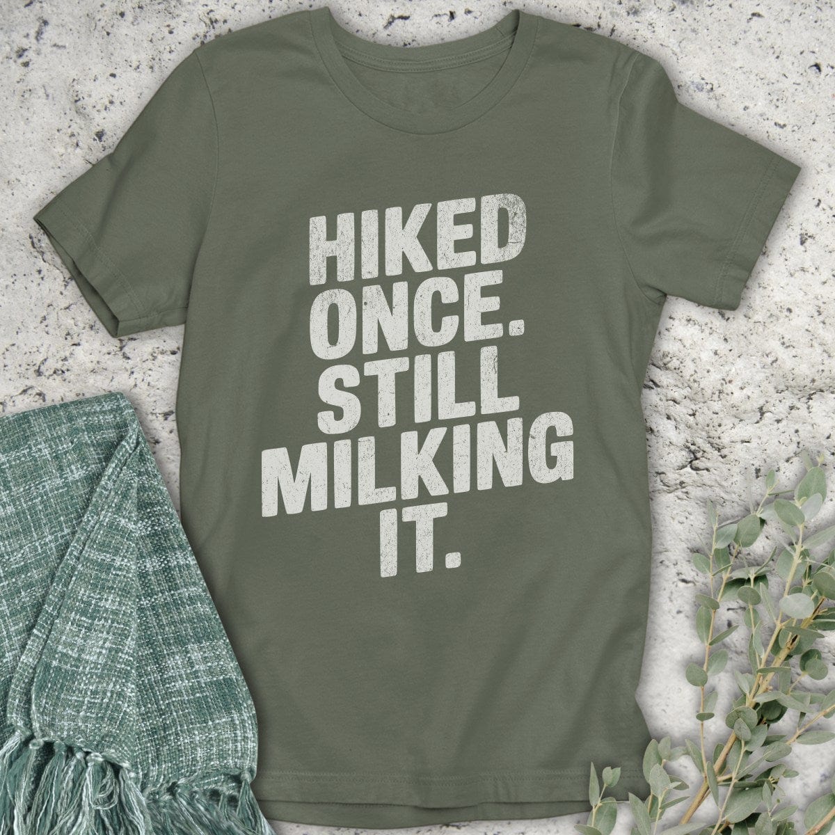 Stepping Green T-Shirt Milking It T-Shirt