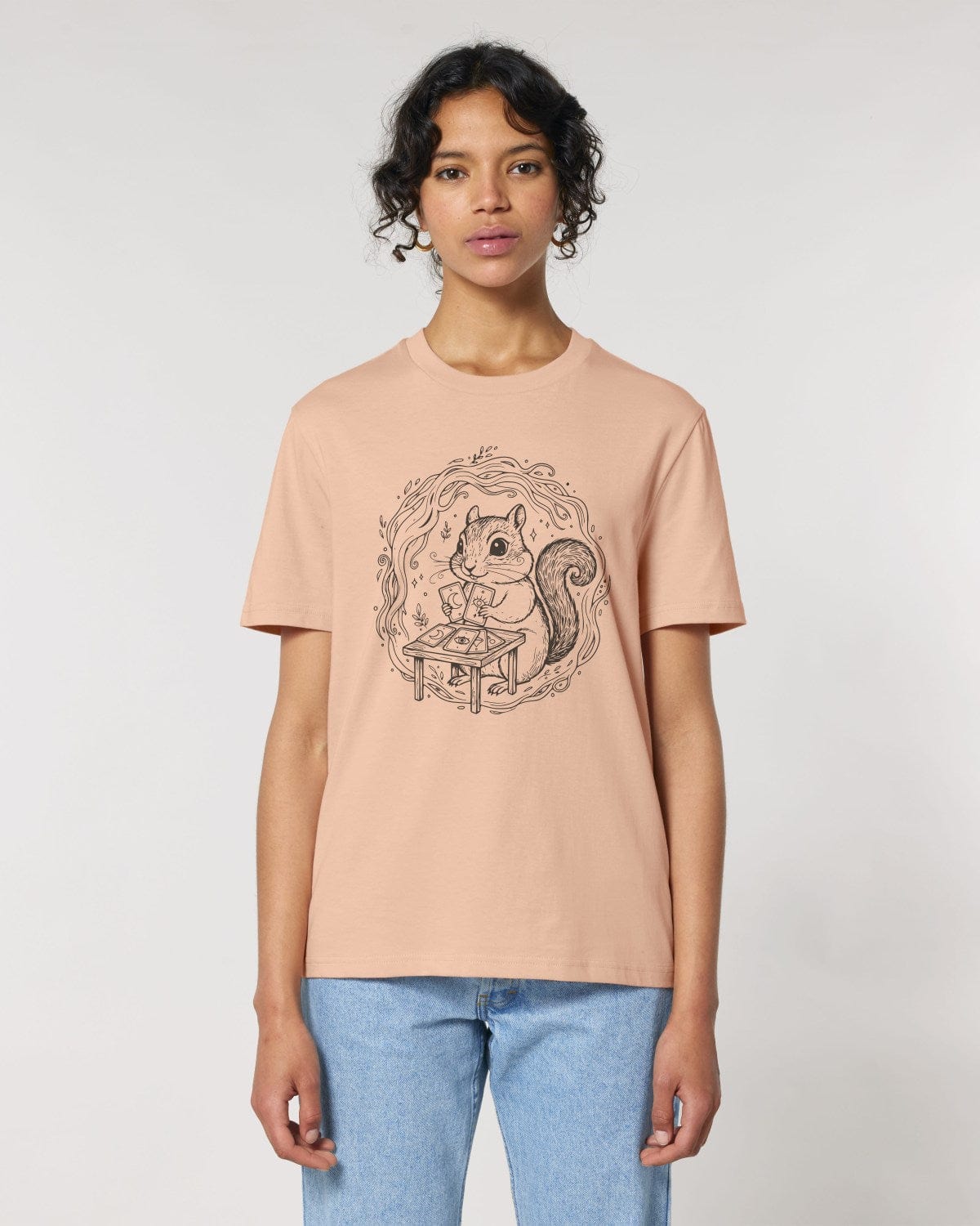 Stepping Green T-Shirt Mystical Squirrel T-Shirt