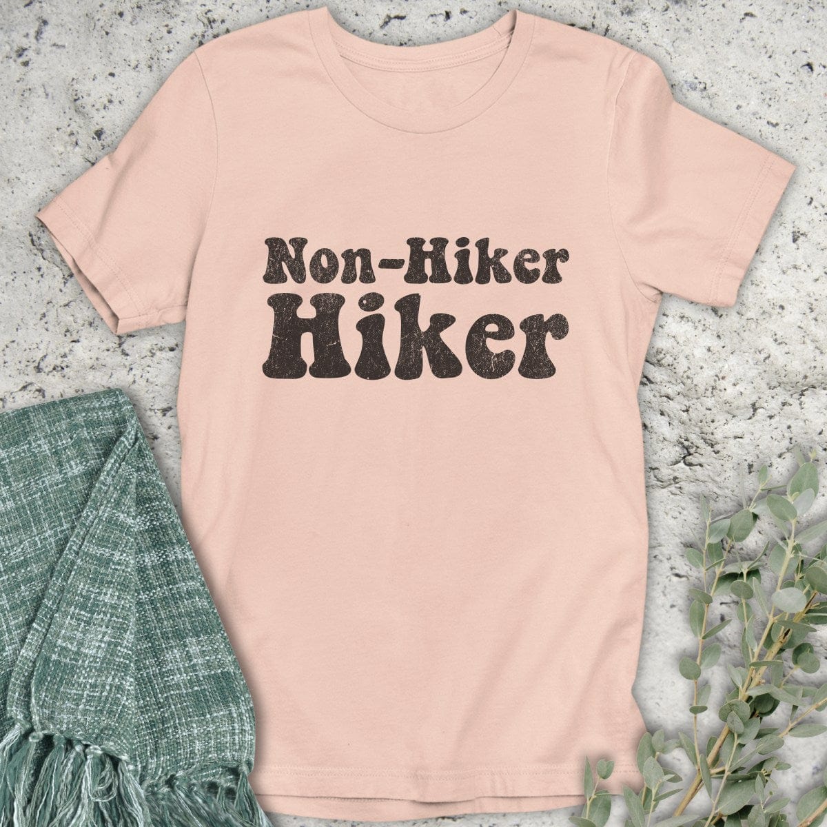 Stepping Green T-Shirt Non-Hiker Hiker T-Shirt