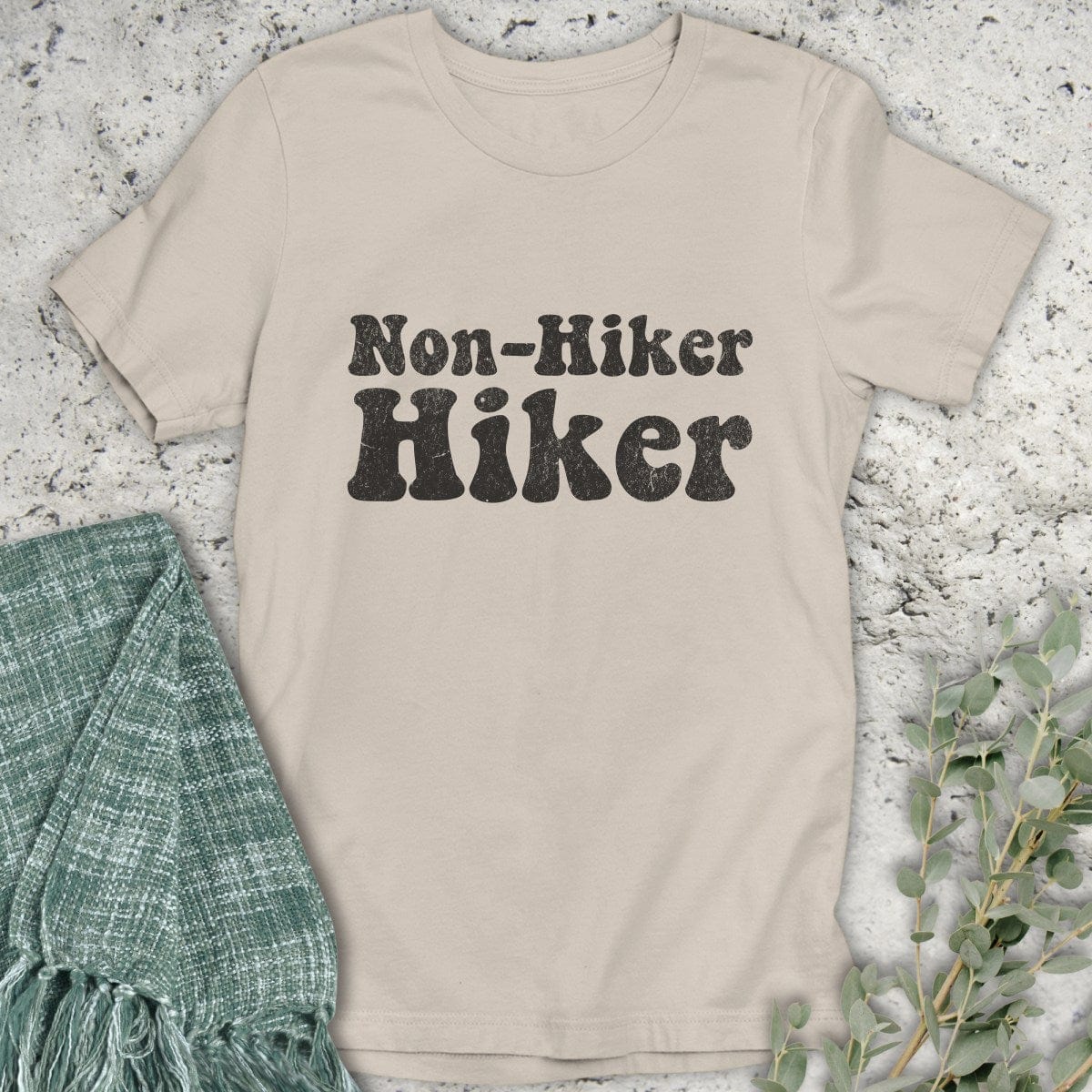 Stepping Green T-Shirt Non-Hiker Hiker T-Shirt